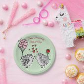 Hedge Hog Jubileum Papieren Borden Papieren Bordje (Feest)