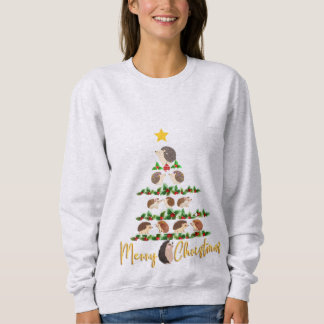 Hedge Hog Kerstboom T-shirt