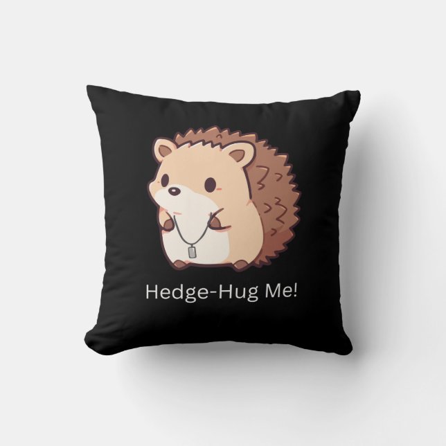 Hedge-hug me kussen (Voorkant)