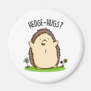 Hedge Hugs Funny Hedegel Pun Magneet