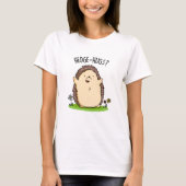 Hedge Hugs Funny Hedegel Pun T-shirt (Voorkant)