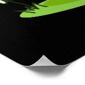 Hedge Hugs Grappige Hedgehog Pun Dark BG Poster (Hoek)