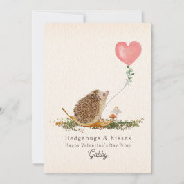 Hedge Hugs & Kisses Hedgehog Mushroom Valentijn