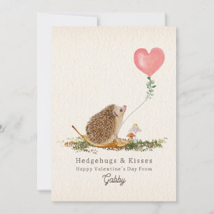 Hedge Hugs & Kisses Hedgehog Mushroom Valentijn