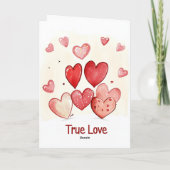 Hedge-Hugs & Love Feestdagen Kaart (Achterkant)