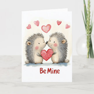 Hedge-Hugs & Love Feestdagen Kaart