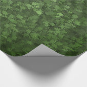 Hedge Leaves Camo Wrapping Paper Cadeaupapier (Hoek)