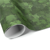 Hedge Leaves Camo Wrapping Paper Cadeaupapier (Rol Hoek)