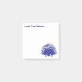 Hedge Life Hedgehog Mom Aangepaste kleur en tekst Post-it® Notes (Voorkant)