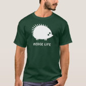 Hedge Life - Woodland Hedgehog Design T-shirt (Voorkant)