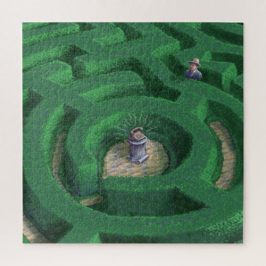 Hedge Maze Puzzle Legpuzzel (Verticaal)
