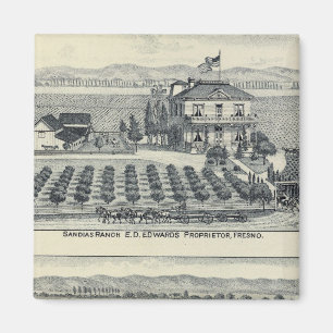 Hedge Row Vineyard, Fresno Magneet