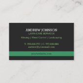 Hedge Shears verlaat Logo gazon maaien Visitekaart Visitekaartje (Achterkant)