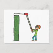 Hedge Trimming Briefkaart (Voorkant)