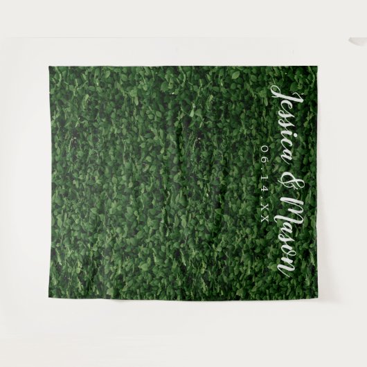 Hedge Wall achtergrond - Bindfotoachtergrond Wandkleed (Voorkant (horizontaal))