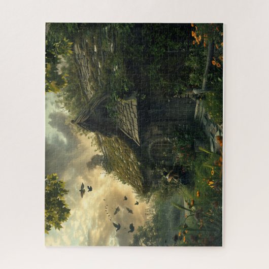 Hedge Wizard's Cottage Legpuzzel (Verticaal)