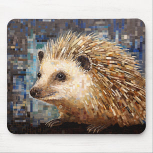 Hedgehog Animal Art Decor Verf Mozaïek Muismat