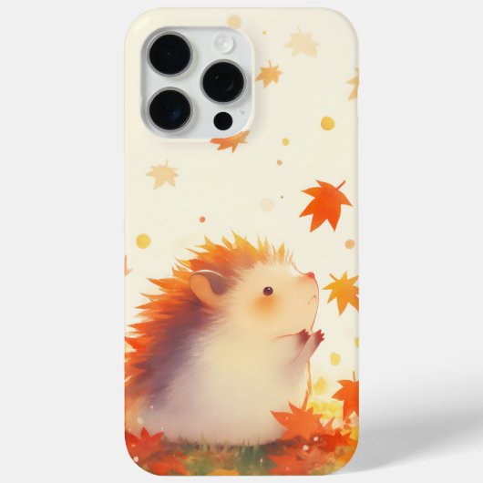Hedgehog Autumn Fun Case-Mate iPhone Case (Achterkant)