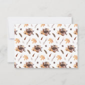 Hedgehog | Baby shower gissen spel Kaart (Achterkant)