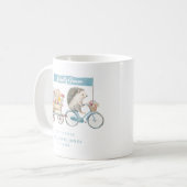 Hedgehog Baby shower Mok – lokaal geteelde bloemen (Voorkant links)