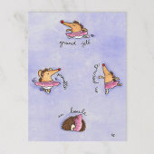 HEDGEHOG BALLET briefkaart van Nicole Janes