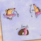 HEDGEHOG BALLET briefkaart van Nicole Janes