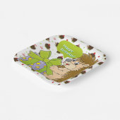 Hedgehog Birthday Papieren Bordje (Gebogen)