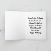 Hedgehog Birthday Wenskaart Kaart (Binnen)