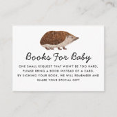 Hedgehog Boek Aanvraag Behuizing Kaart (Voorkant)