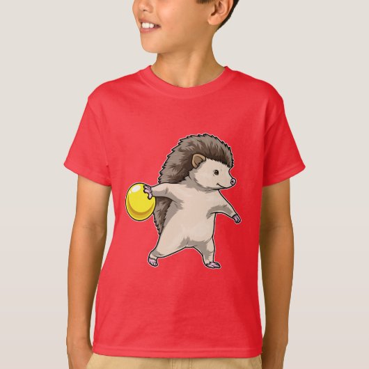 Hedgehog Bowling Bowling ball T-shirt (Voorkant)