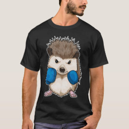 Hedgehog Boxer Bokshandschoenen Boksen T-shirt