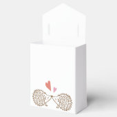 Hedgehog Bruiloft Favor Box Schattigee Hedgehogs H Bedankdoosjes (Geopend)