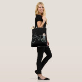 Hedgehog, Cartoon Rider Tote Bag (Op model)