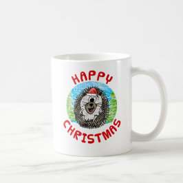 Hedgehog Christmas Animal Wildlife Natuur Kinder Koffiemok