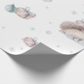  HEDGEHOG CHRISTMAS GIFT WRAPPING CADEAUPAPIER (Hoek)