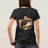 Hedgehog Cozy Forest Life T-shirt (Achterkant)