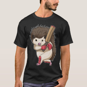 Hedgehog Cricket bat T-shirt