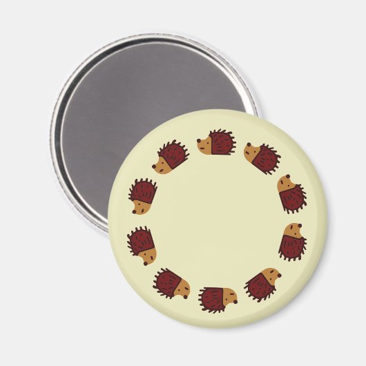 Hedgehog Crossing Magnet (Voorkant / Achterkant)