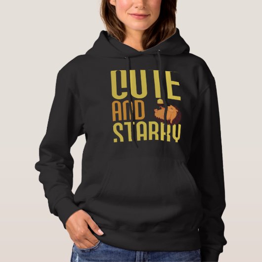 Hedgehog Cute And Stabby Hedgehog Hoodie (Voorkant)