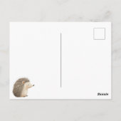 Hedgehog denkt aan jou briefkaart (Achterkant)