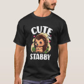 Hedgehog Design For Forest Animal   Cute And Stabb T-shirt (Voorkant)
