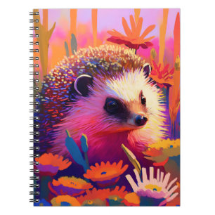 Hedgehog Dierenportret Schilderij Wildlife Outdoor Notitieboek