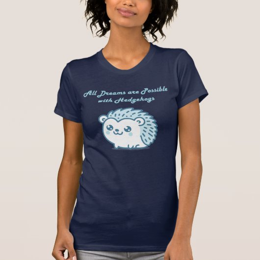 Hedgehog dreams t-shirt (Voorkant)
