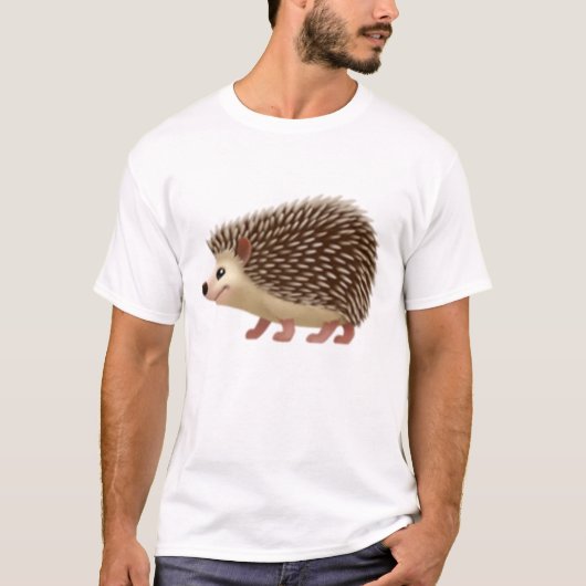 Hedgehog - Emoji T-shirt (Voorkant)