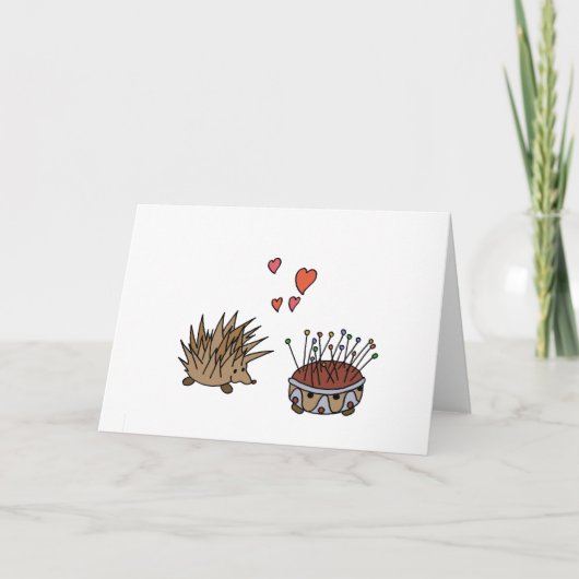 Hedgehog - erizo kaart (Voorkant)