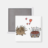 Hedgehog - erizo magneet (Voorkant / Achterkant)