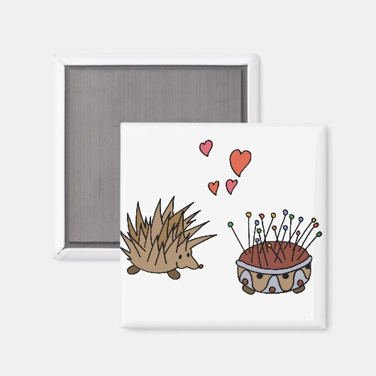 Hedgehog - erizo magneet (Voorkant / Achterkant)