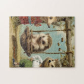 Hedgehog familie puzzel (Horizontaal)