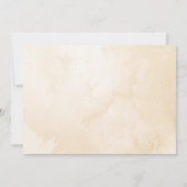 Hedgehog Floral Onederful 1e verjaardag uitnodigin Kaart (Achterkant)