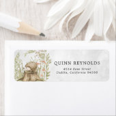 Hedgehog | Forestteruggaveadreslabel Etiket (Insitu)